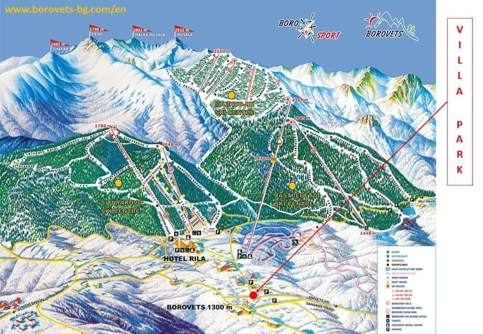 Villa Park - Beniart Studio - Nr 109 - Near Gondola Lift Borovets Eksteriør billede
